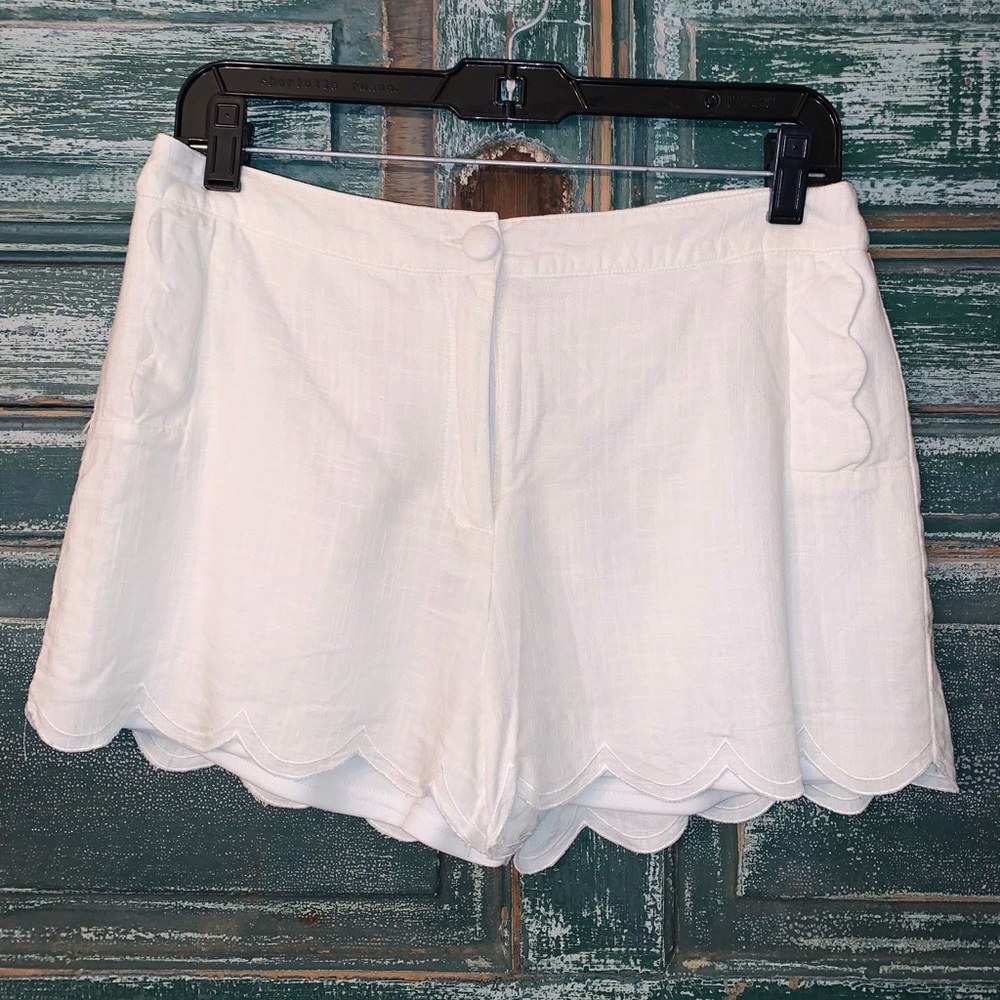 Adorable Scallop Trim Shorts